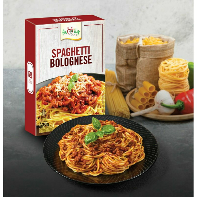 

Pasta Spaghetti Bolognese Famiy Food 320gr