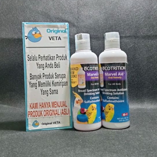 MARVEL AID 237 ML ORAL REMEDY VITAMIN SEMUA BURUNG SAKIT BULU RONTOK