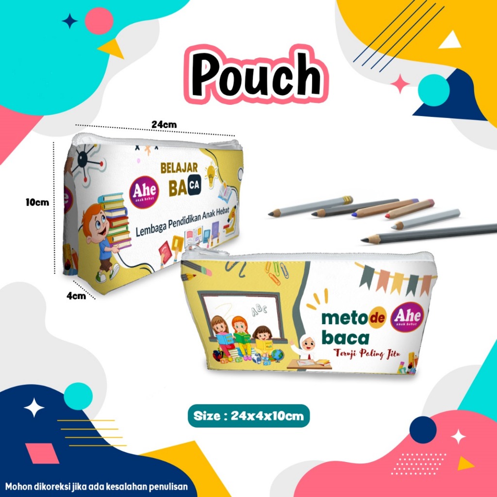 

Pouch Custom Acara Ulang Tahun / Perpisahan Sekolah / Souvenir Pernikahan