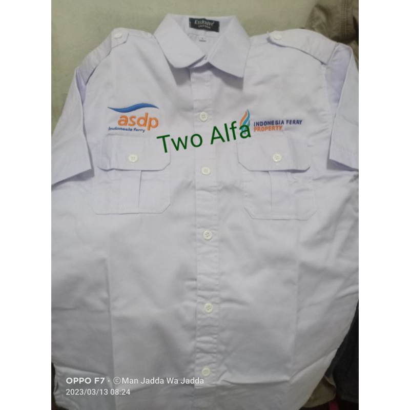 KEMEJA ASDP INDONESIA FERRI PROFERTY SERAGAM ASDP BAJU INDONESIA FERRY PROPETY.