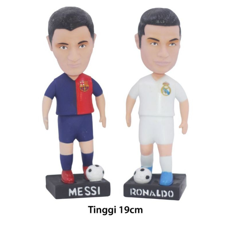 Ronaldo/Messi Boneka Dashboard Mobil/Boneka Kepala Goyang Lucu