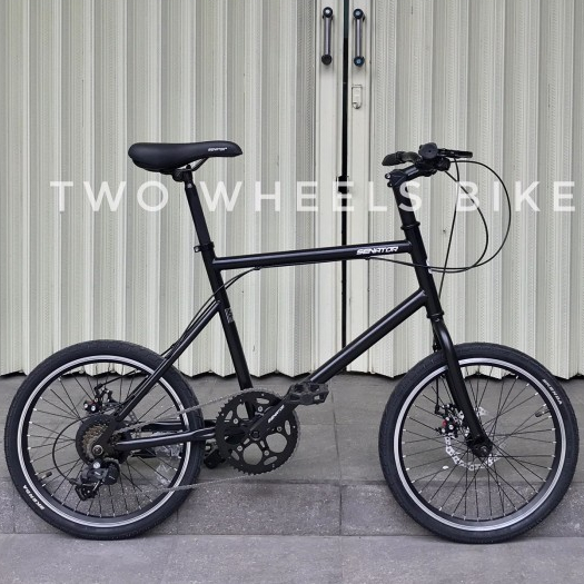 Sepeda anak dan dewasa minivelo 20 inc senator New 8 speed rem cakram bisa buat dewasa dan anak rema