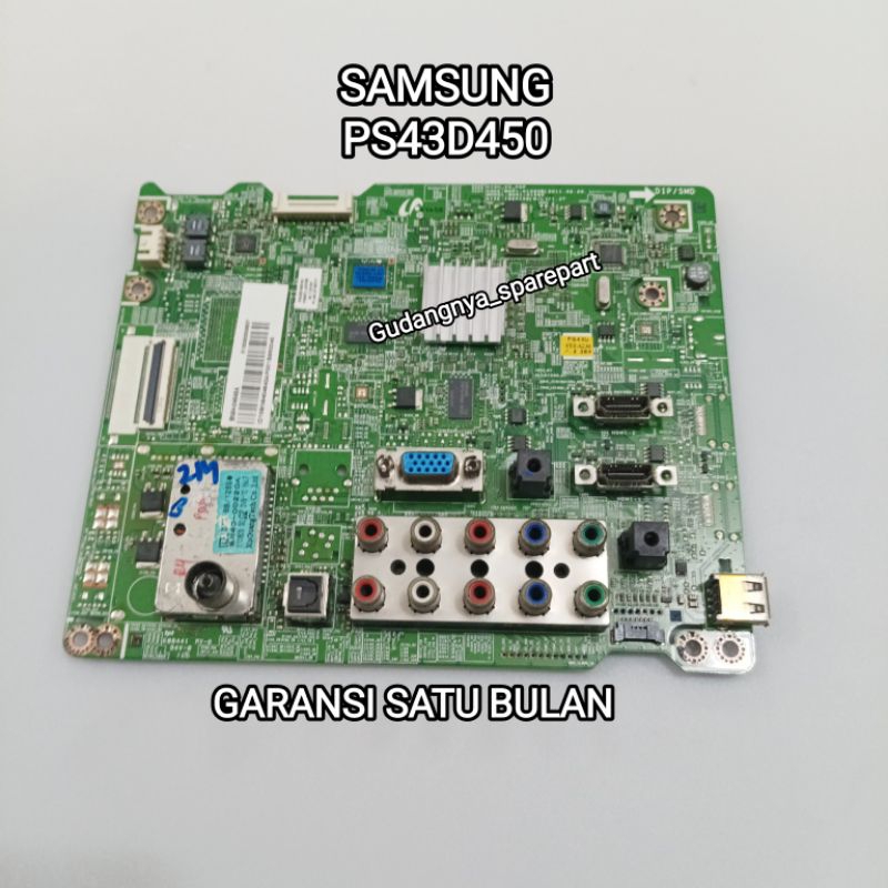 MAINBOARD TV PLASMA SAMSUNG PS43D450A2M 43D450 MB MOBO MODUL MESIN TV MOTHERBOARD PLASMA SAMSUNG