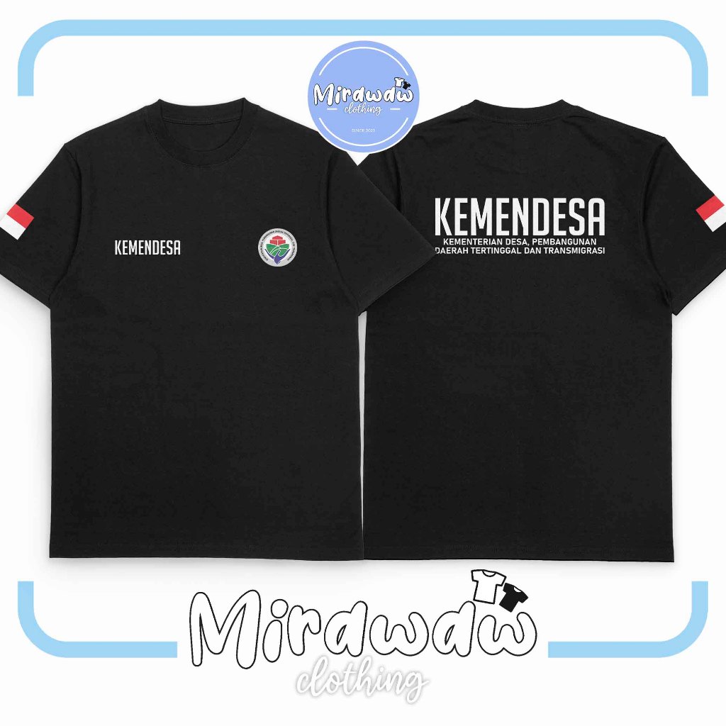 Kaos KEMENDESA Kementerian Desa Pembangunan Daerah Tertinggal dan Transmigrasi Baju Distro