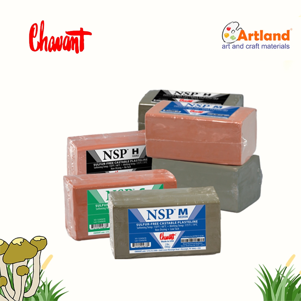 

Chavant clay NSP brown 2Lb Tanah Liat Pemodelan Profesional