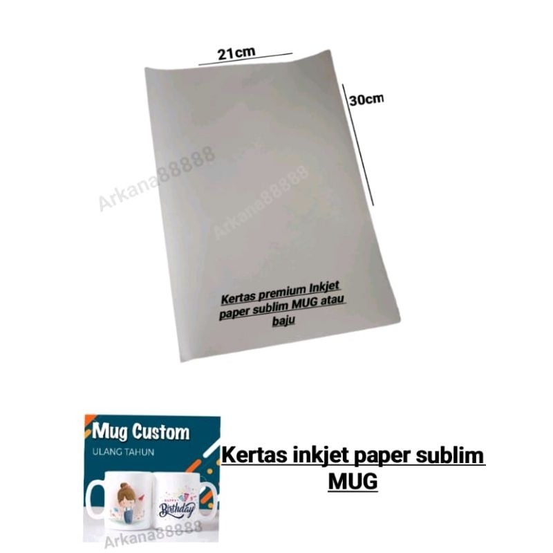 kertas premium inkjet paper sublim MUG