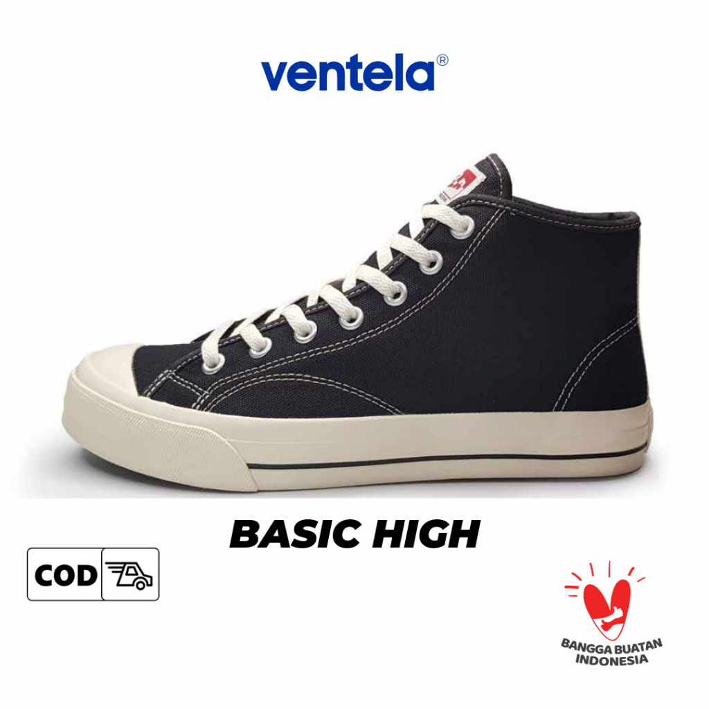 Ventela Basic High Black Natural