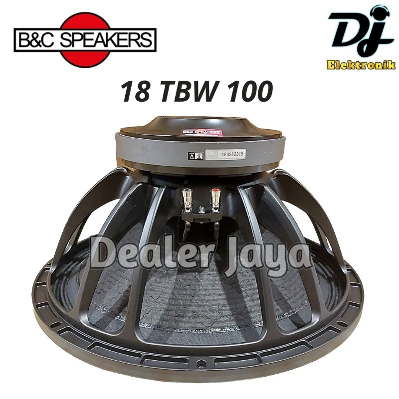 Speaker Komponen B&C 18 TBW 100 / 18TBW100 - 18 inch