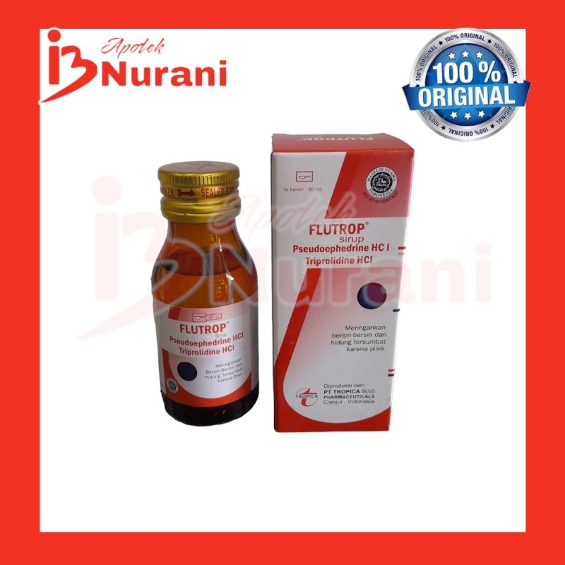 FLUTROP SIRUP 60 ML obat flu pilek