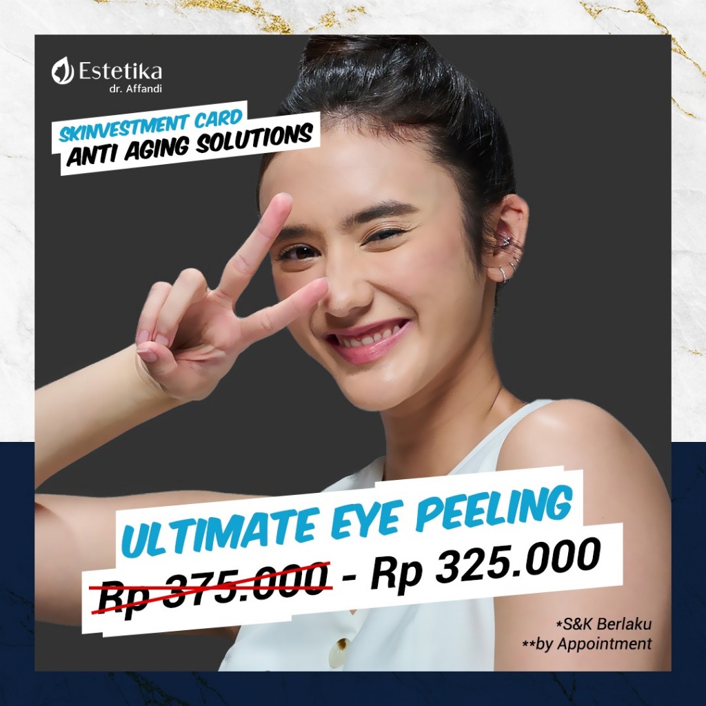 Skinvestment Card Ultimate Eye Peeling - Estetika dr. Affandi
