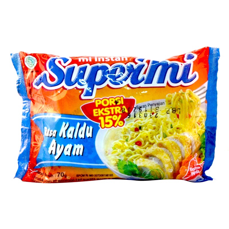 

Supermi Mie Kaldu Ayam 60Gr