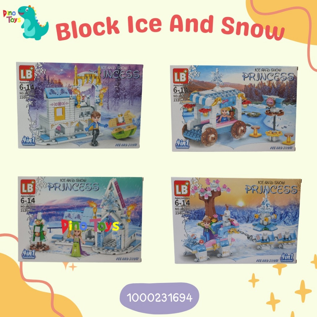 [1000231694] Block Ice and Snow Princess 4in1LB2101