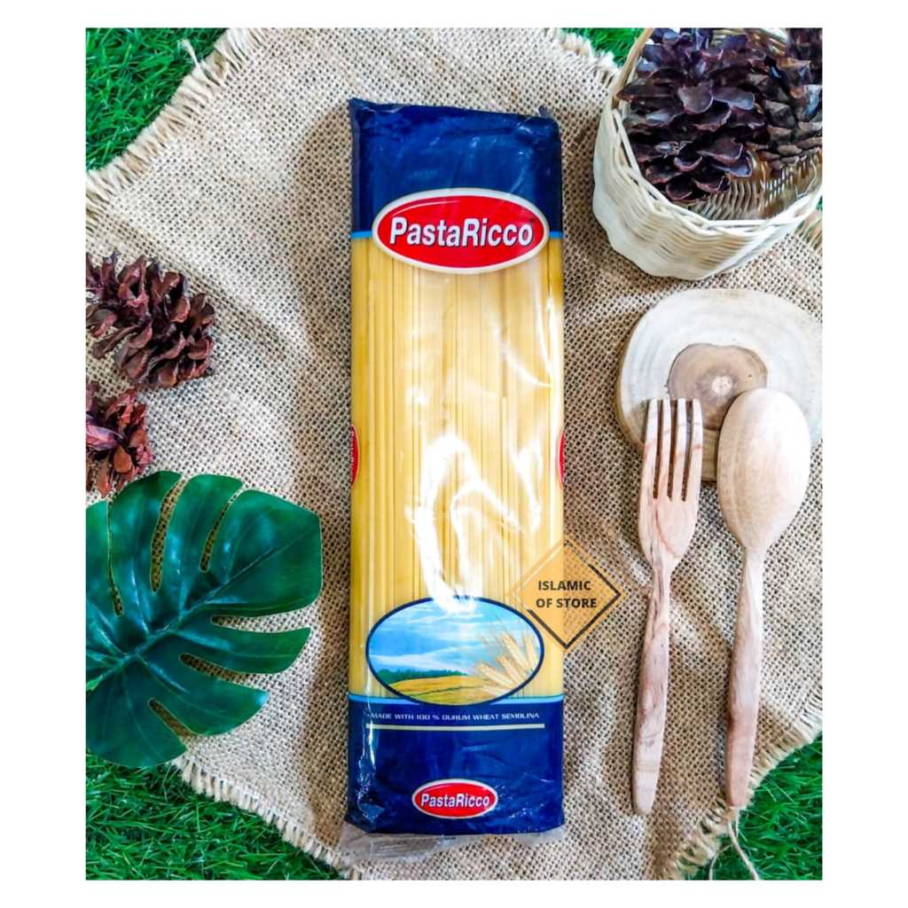 

SPAGHETTI PASTARICCO 500 GR / SPAGETI PASTA RICCO / PASTA SPAGETTI HALAL