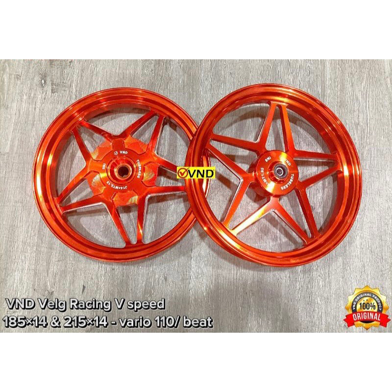 VELG VND V SPEED V2 VARIO 125 VND V SPEED VARIO 150 VELG VND V SPEED MODEL KING SPEED VND Velg Racin