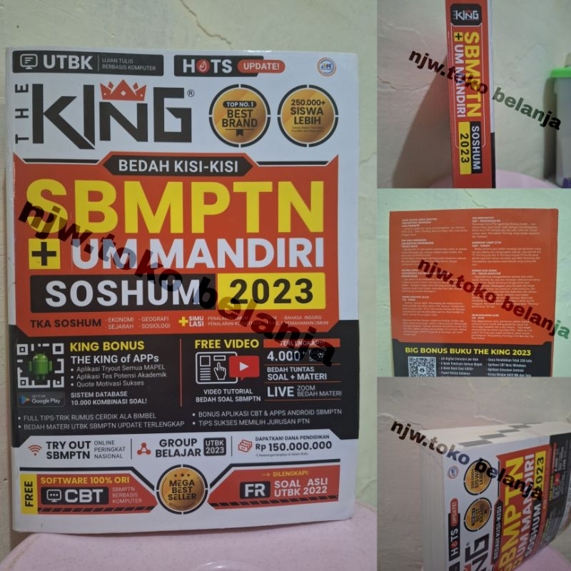 (PRELOVED) THE KING SOSHUM SBMPTN + UM MANDIRI 2023