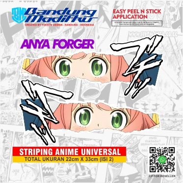 Stiker Striping Kiri Kanan ANYA FORGER