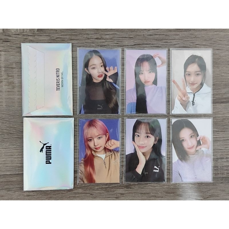 IVE x PUMA TEVERIS NITRO SEALED Wonyoung Yujin Liz Leeseo Rei Gaeul - worn by ive collaboration ive 