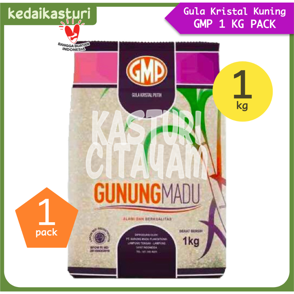 

Gula Pasir GMP 1kg Kristal Kuning [1 Pack]