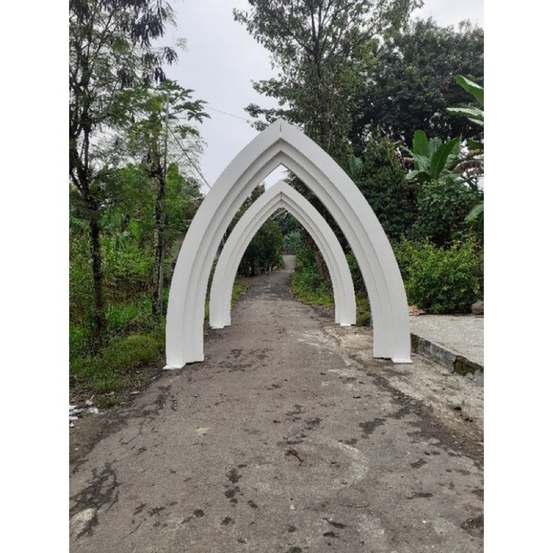 pergola gate pintu masuk gapura sidney  dekorasi pelaminan wedding