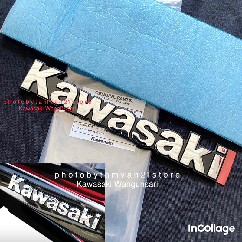 1 BUAH EMBLEM LOGO KAWASAKI ZX 130 ZX130 ORIGINAL