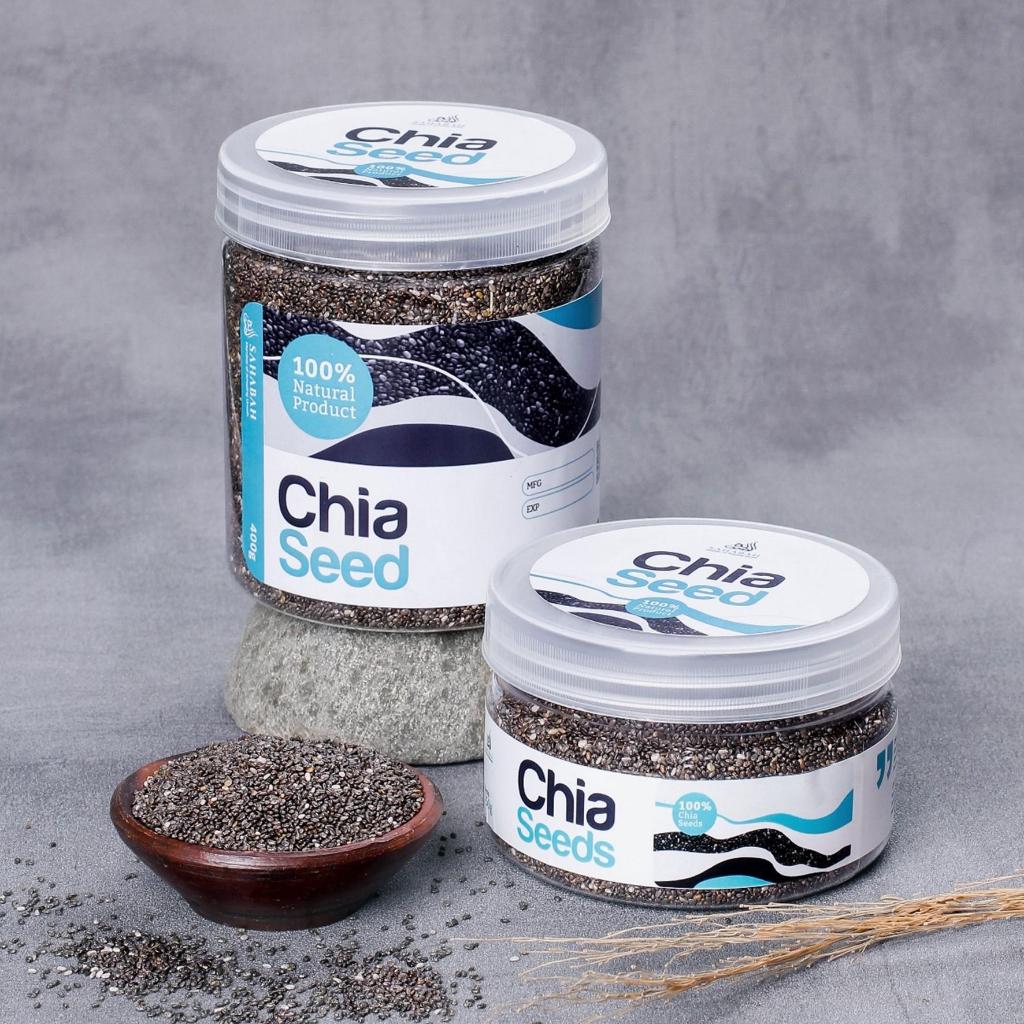 

Chia Seeds - Chiaseed Organik - Biji Selasih 400g Hitam