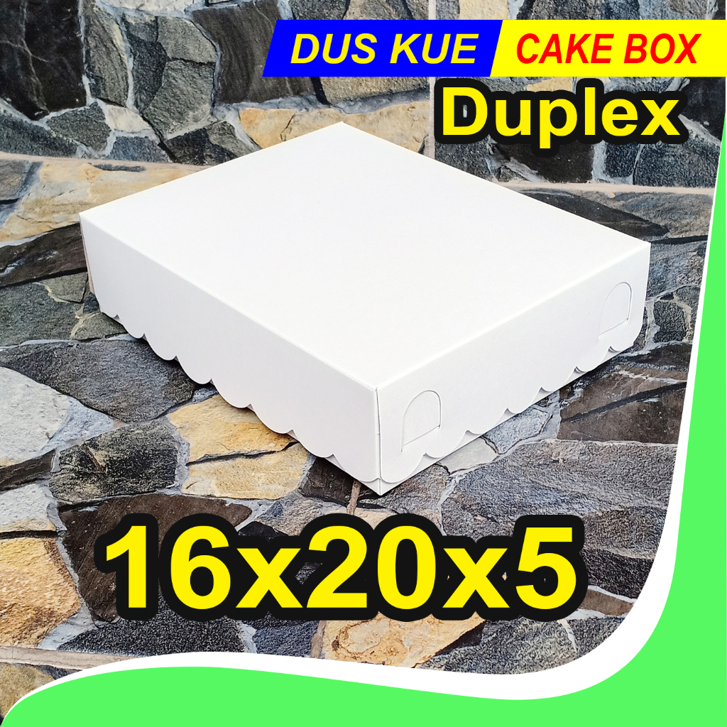Dus 16x20x5/ dus kue bolu/ 16x20/ Dus Kue Ulang Tahun/ Cake Box