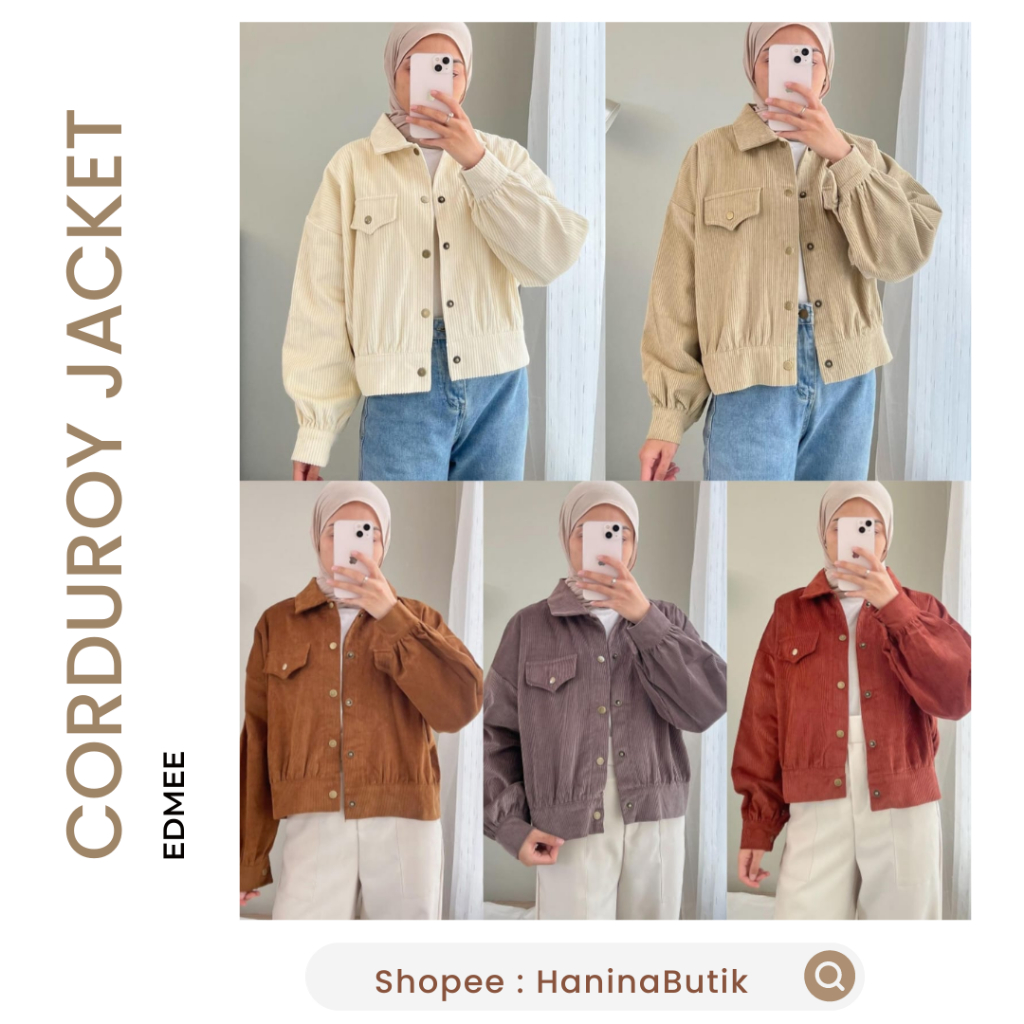 CORDUROY JACKET / JAKET by EDMEE