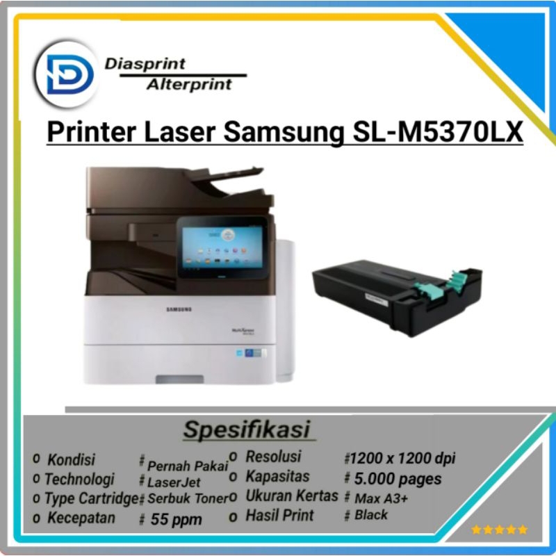 Mesin Fotocopy Samsung M4370LX M5370LX
