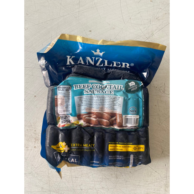 

kanzler sosis beef cooctail 500gr