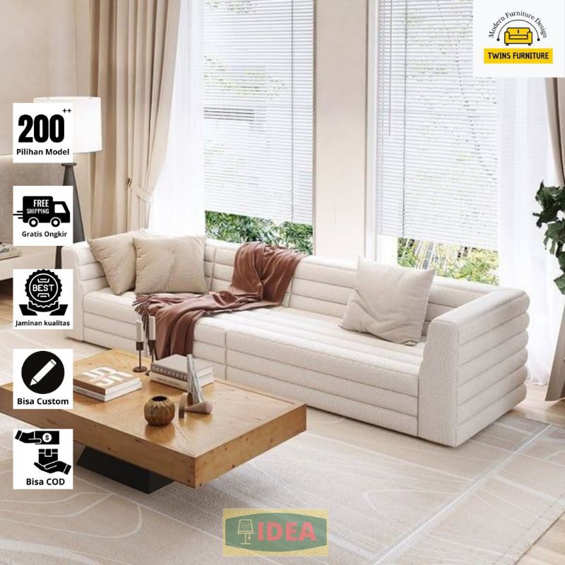 IDEA - Sofa Model Baru/Sofa Ruang Tamu Keluarga/Minimalis Kekinian