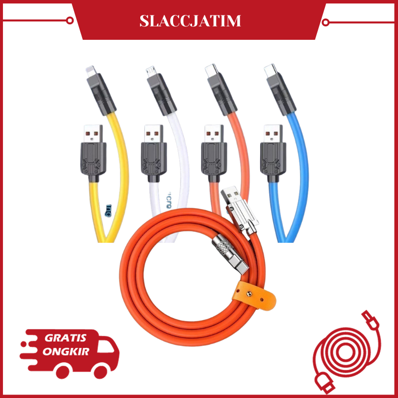 Kabel Data AROVER X10 PRO Kabel Data Fast Charging Micro / Type C / Iphone - 120W - Original