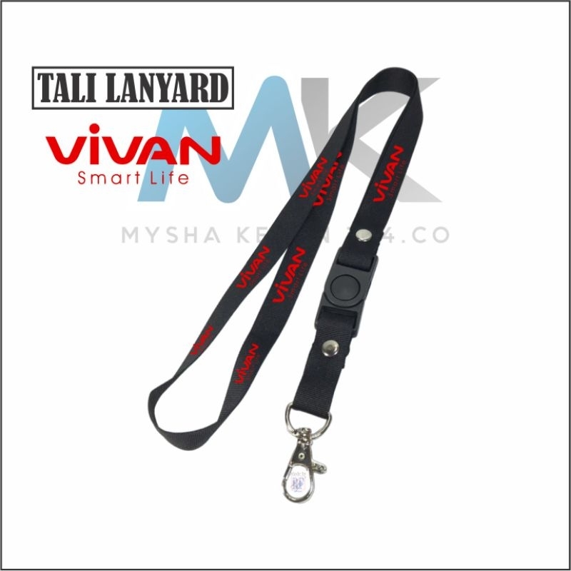 TALI LANYARD BSI LOGO BSI BINA SARANA INFORMATIKA KAMPUS - TALI ID CARD GANTUNGAN KUNCI GANTUNGAN FL