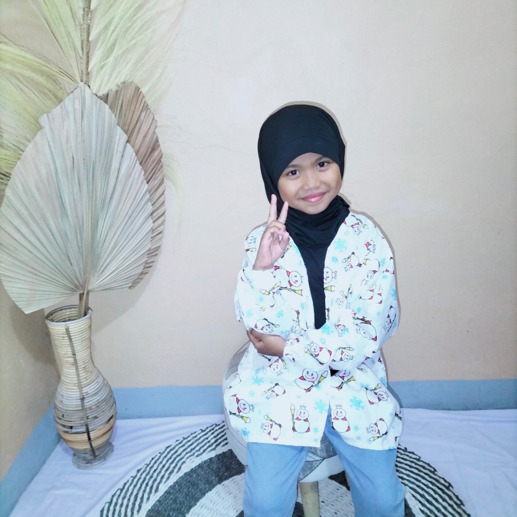 Kiyowo outer mixue / cardigan anak perempuan (haya outer mixue)