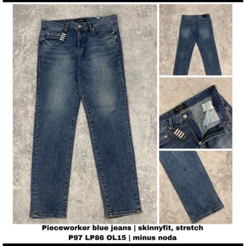 Preloved Jeans Skinny Fit Piece worker size 31