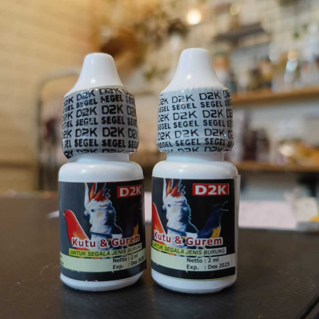 D2K KUTU & GUREM MEMBASMI KUTU DAN GUREM PADA BURUNG SAMPAI KE TELUR