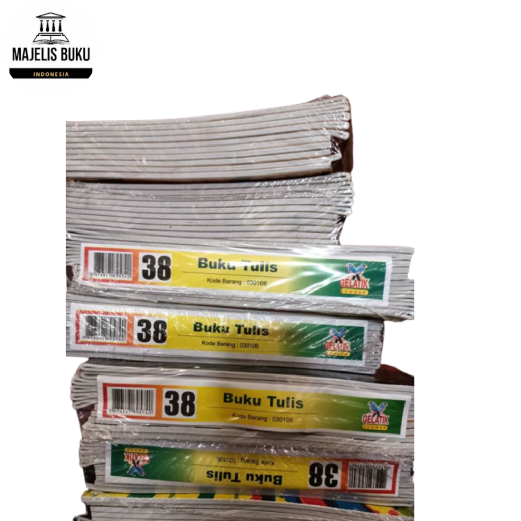 

Buku Tulis Merk Gelatik Kembar isi 38 Halaman Murah