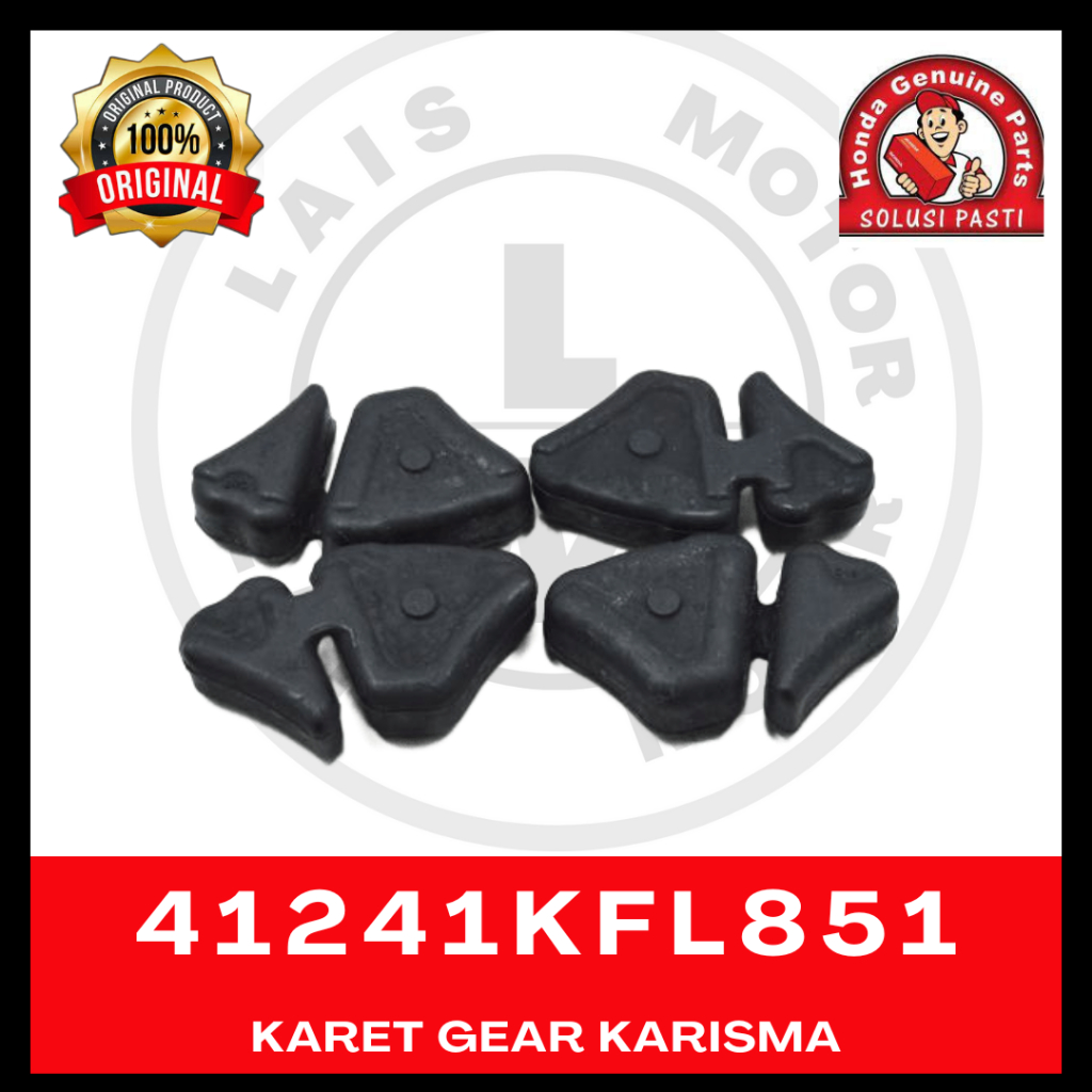 Karet Damper Gear KFL Karisma Revo Supra X 125 41241KFL851 Original AHM