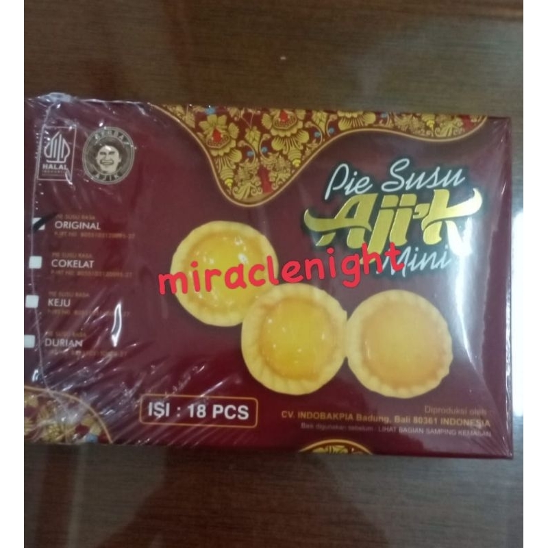 

Pie Susu Ajik Mini