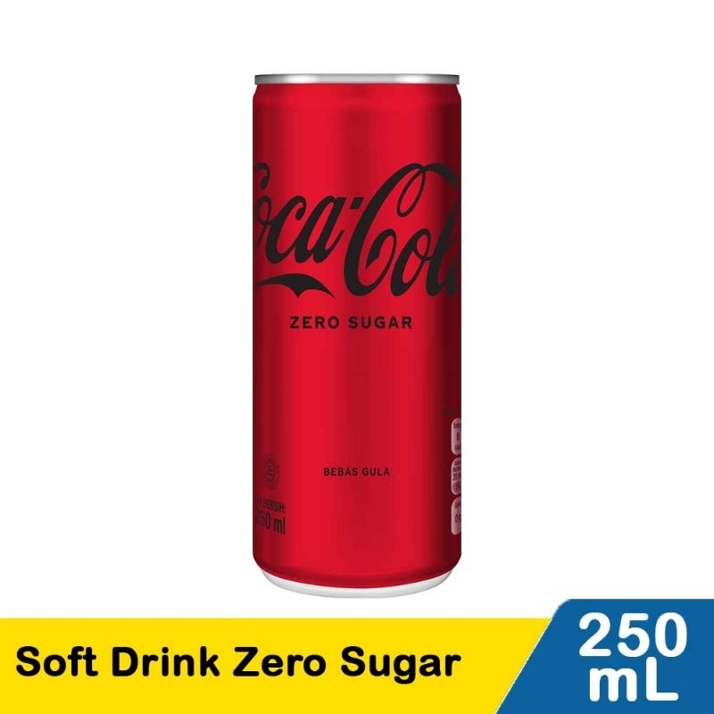 

Coca Cola Soft Drink Zero Sugar 250mL