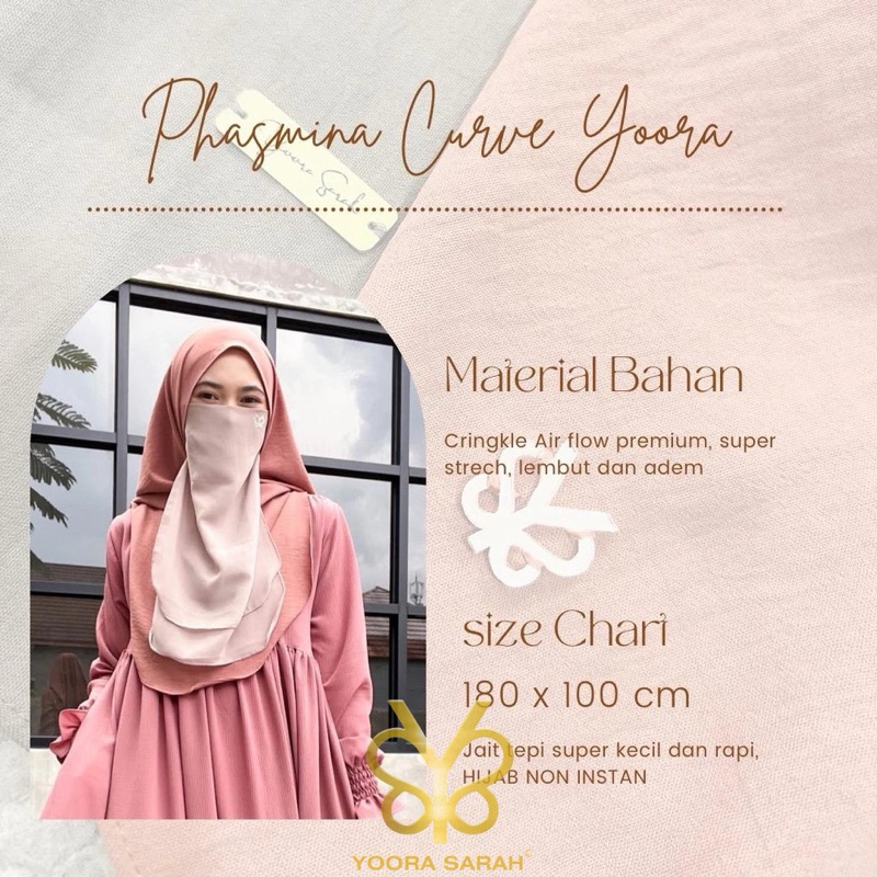 Pashmina Curve Crinckle by Yoora Sarah