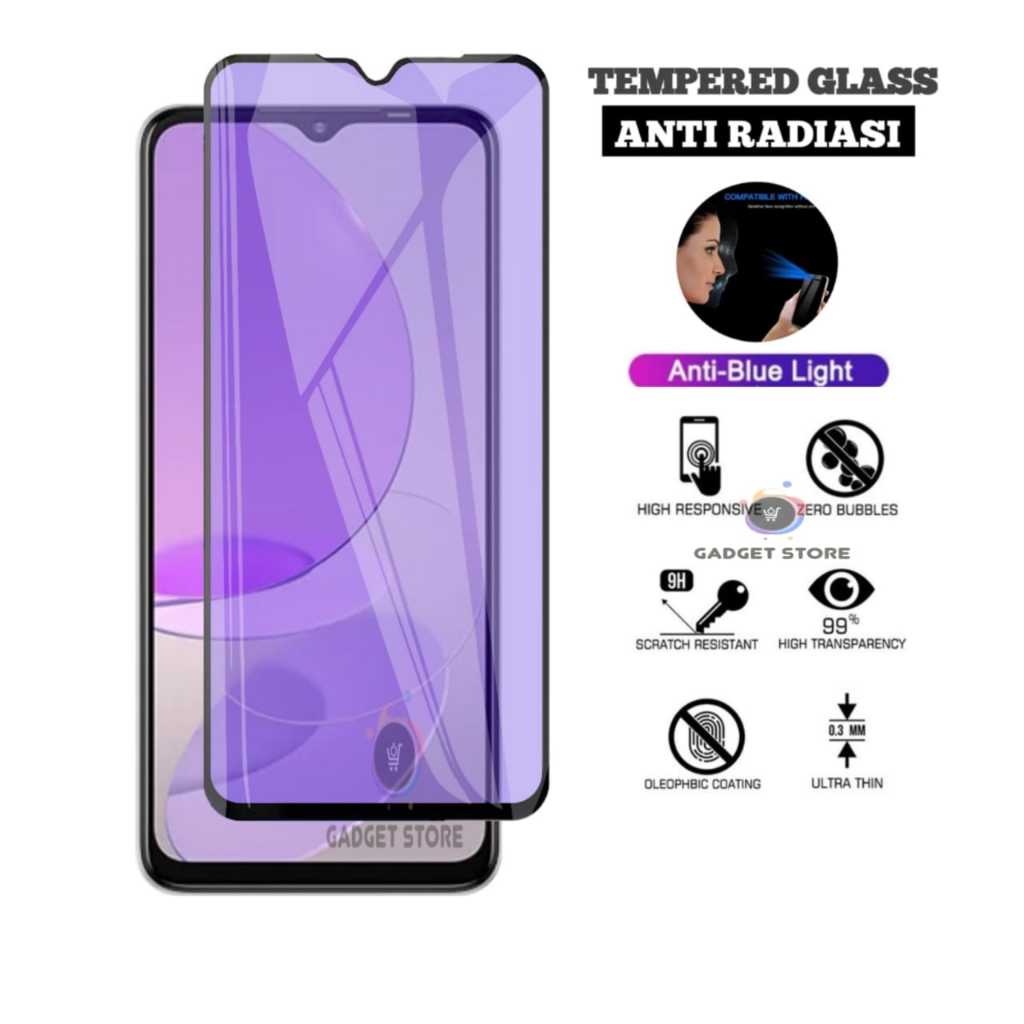 Tg Blue Anti Radiasi Redmi 9 9a 9c 9t 9c nfc 9i Redmi 10 0 5g 10a 10c Redmi 11 redmi 12 redmi 12c