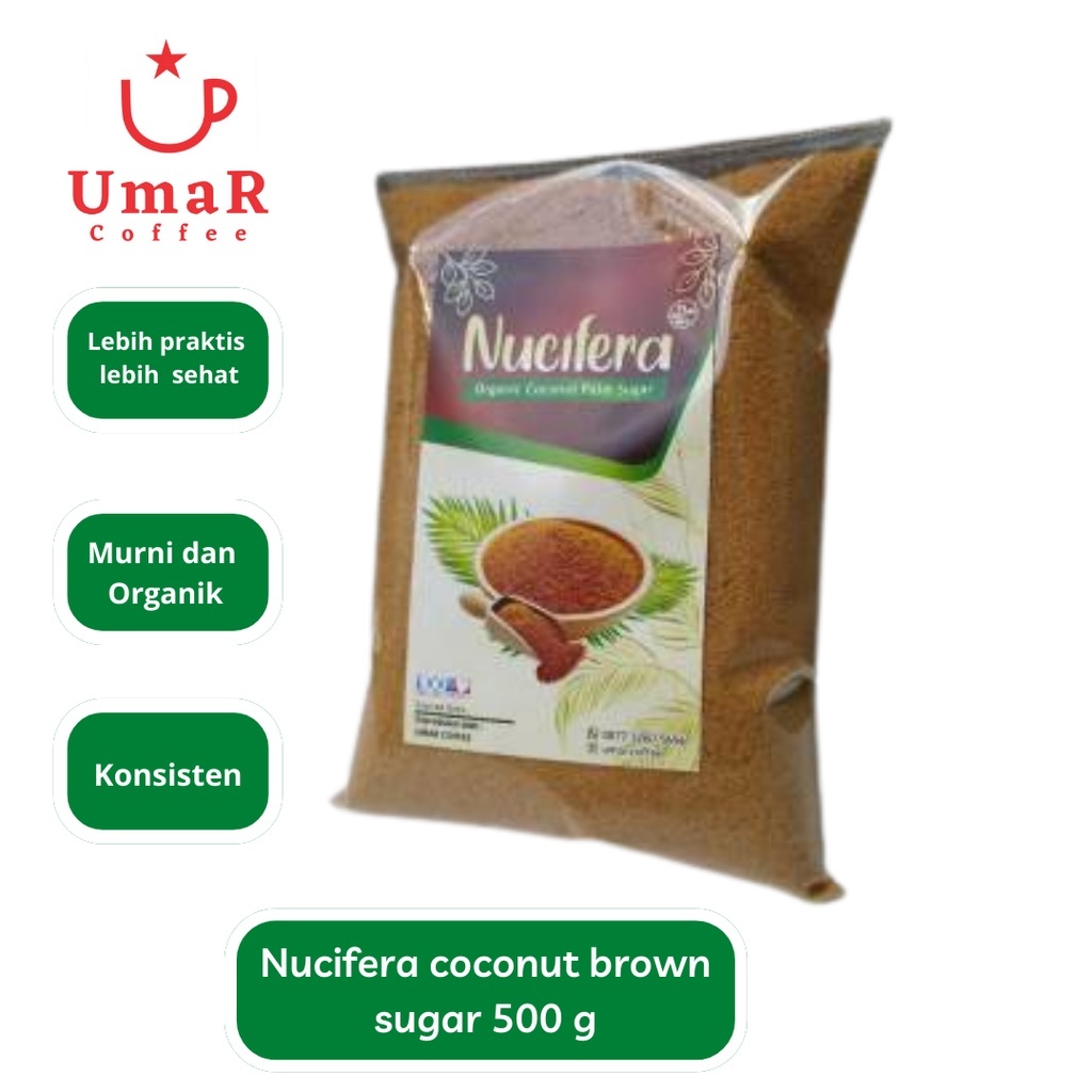 

gula semut brown sugar nucifera coconut brown sugar 500g