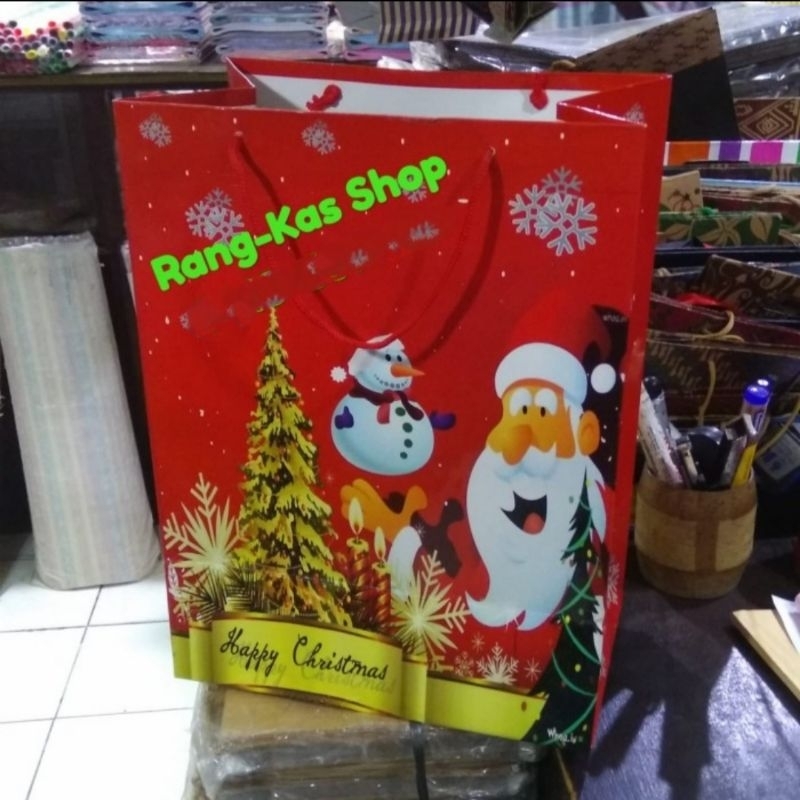 

Paperbag Christmas Natal Biskuit Laminating Eceran