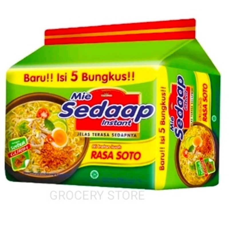 

Mie Sedap Mie Instan Rasa Soto 75gr isi (5 Bag) - Mie Sedap Soto isi 5 Bungkus