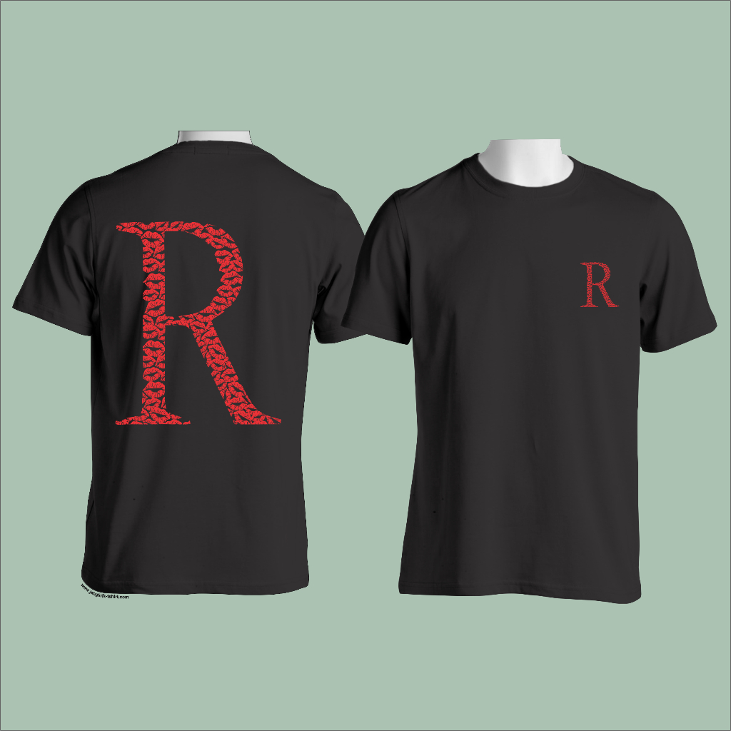 KAOS BUCIN KISS HURUF COUPLE CUSTOM/KAOS COUPLE/SABLON DTF/COTTON COMBED