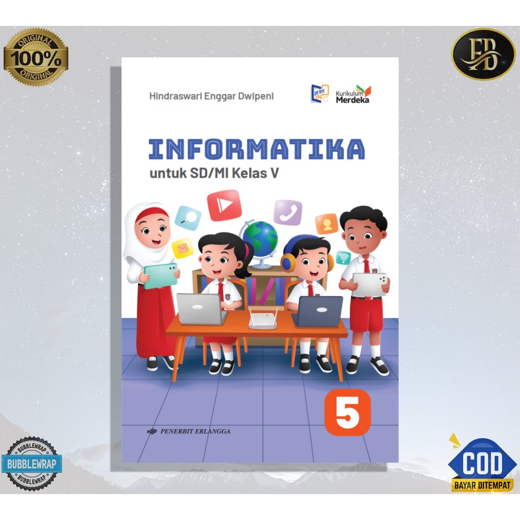 [Penerbit Erlagga] Informatika Kelas 5 Kurikulum merdeka