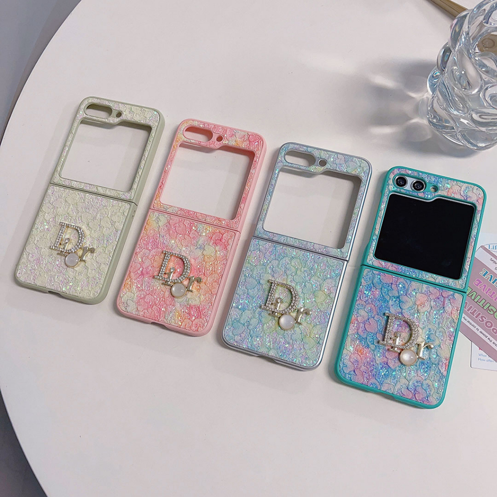 casing DIOR CASE SAMSUNG Z FLIP 3 Z FLIP 4 Z FLIP 5 ZFLIP5 Z FLIP4