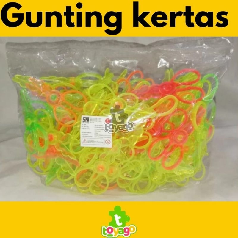 

Mainan Gunting Plastik Anak - Mainan Anak-anak - Gunting Kertas