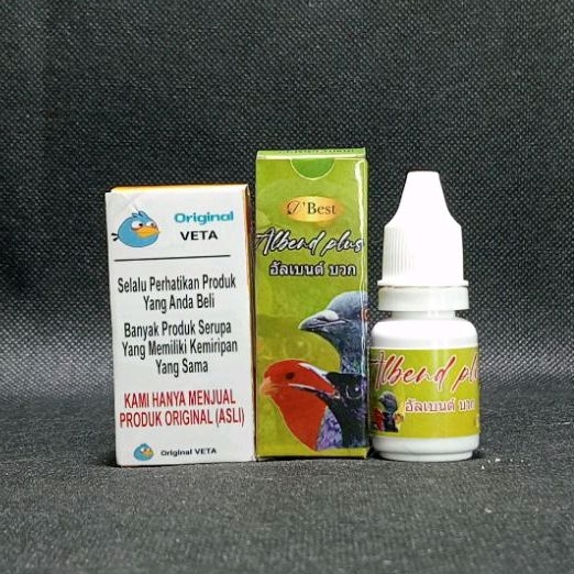 ALBEND PLUS BEST OBAT IMPORT BURUNG MERPATI PARROT CACINGAN KURUS LESU
