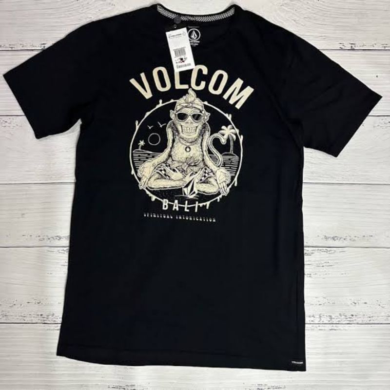 Kaos Volcom Monkey Bali Black Original